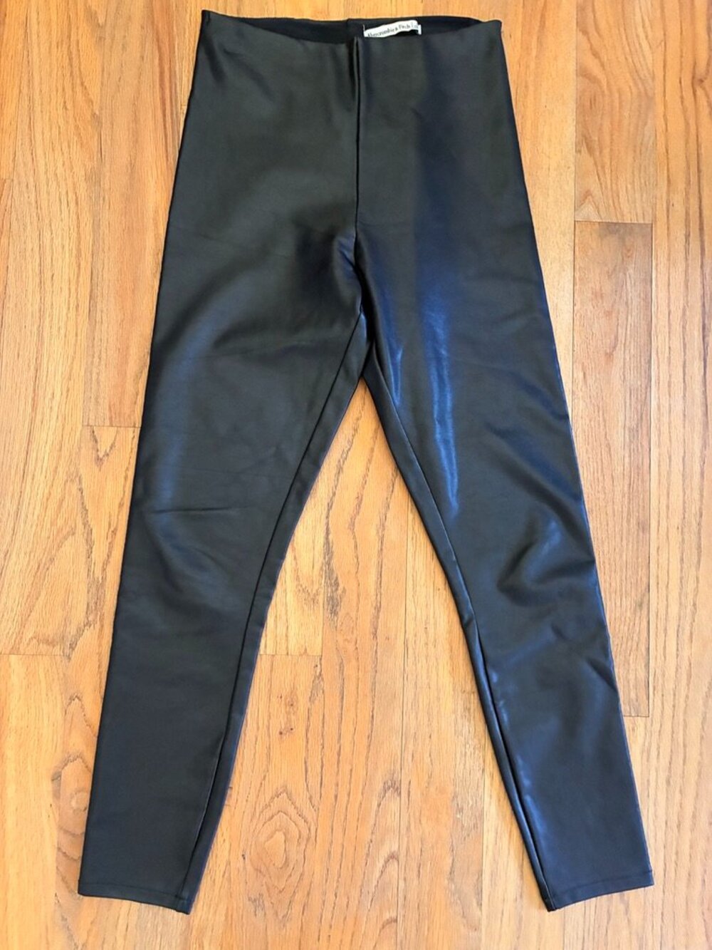 Abercrombie & Fitch Black Faux Leather Leggings Women's Small